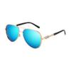FEISEDY Retro Polarized Pilot Sunglasses for Women 70s Vintage Trendy Shades B4147 view 2