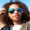 FEISEDY Retro Polarized Pilot Sunglasses for Women 70s Vintage Trendy Shades B4147 view 3