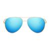 FEISEDY Retro Polarized Pilot Sunglasses for Women 70s Vintage Trendy Shades B4147 view 4