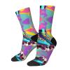 ZISHAK Retro Colorful Roller Skates Adult Sports Socks-Men'S Cotton Mid-Calf Socks:A Fusion Of Comfort,Style,And Functionality view 2
