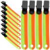 Sosoport 12pcs Reflective Trail Marking Clips Glow Clips for High Visibility Outdoor Activities for Hiking Archery Night Running and Cycling Easy to Use Design view 1