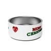 Pet bowl Merry Christmas view 1