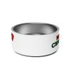 Pet bowl Merry Christmas view 2
