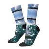 ZISHAK Niagara Fall Adult Sports Socks-Men'S Cotton Mid-Calf Socks:A Fusion Of Comfort,Style,And Functionality view 3