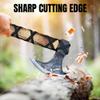 Medieval Viking Axe of Ragnar Lothbrok, Hand Forged Bearded Tomahawk Hatchet with Wall Plaque view 3