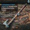 Medieval Viking Axe of Ragnar Lothbrok, Hand Forged Bearded Tomahawk Hatchet with Wall Plaque view 4