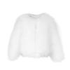 Children Winter Faux  Coat Kids Baby Girls Jacket Windproof Thick Warm Outerwear Clothes (White, 12-24 Months) view 3