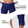 ATTRACO Swim Tights for Women Swimming Bottoms Womens Swim Pant with Panty Swim Pants for Older Women Navy Small view 4