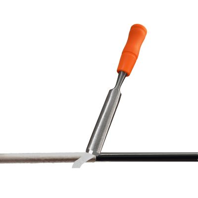 Golf Grip Tape Remover Tool  Quick and Easy Removal for Precise Regripping on Graphite and Steel Shafts, Ideal Golf Gift for Men and Women (Orange)