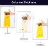 20pcs Replacement Slingshot Bands Heavy Duty Sets Flat Taper 25-15 Elastic Latex Material, 0.5-0.7mm Outdoor Catapult Shooting Professional Hunting (Length 220mm, 0.55mm) view 4