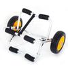 MEZHI Kayak Canoe Jon Boat Carrier Dolly Trailer Tote Trolley Transport Wheel view 2