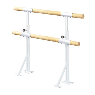 Studio Ballet Barre, Lifting Mobile Ballet Bar Portable for Home, Freestanding Adjustable Dance Sticks for Stretch, Workouts (White 1 m)