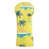 SHABIER Yellow Landscape with Palm Trees, Beach and Sea Golf Head Cover for Driver/Fairway/Hybird Club view 2