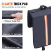 VEVOR Tailgate Bike Pad, 53" Truck Tailgate Pad Carry 5 Mountain Bikes, Tailgate Protection Pad with Reflective Strips and Tool Pockets, Tailgate Pad with Camera Opening for Mid-Size Pickup Trucks view 3