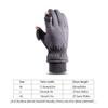 Cozy Men's Cotton Gloves Winter Riding Warm Touch Screen Padded Thickened Outdoor Ski Gloves 1 Pair Gift view 2