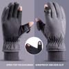 Cozy Men's Cotton Gloves Winter Riding Warm Touch Screen Padded Thickened Outdoor Ski Gloves 1 Pair Gift view 3