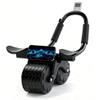 2026 New Ab Roller Wheel with Timer & Knee Mat,Automatic Rebound Abdominal Wheel with Elbow Support Ab Workout Equipment for Strengthening Core Muscles Abs Exercise Roller for Women Men (Black)