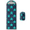 Axolotl Starfish Sleeping Bag for KidsLightweight Warm Cold Weather Kids Sleeping Bags,Waterproof Portable Sleeping Bag for Camping Backpacking Outdoor Indoor 3-4 Seasons,Sleeping Bag for Hiking view 1