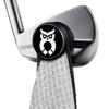 MagnetOwl Magnetic Towel Clip - Reusable and Removable, Highest Strength Magnet, Includes Removable Ball Marker and Waffle Towel (White) view 2
