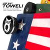 MagnetOwl Magnetic Towel Clip - Reusable and Removable, Highest Strength Magnet, Includes Removable Ball Marker and Waffle Towel (White) view 4