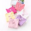 HYYSXBW Little Girl Knit Cardigan Sweater - Toddler Button Down School Uniforms Cardigan Sweaters (US, Age, 5 Years, 6 Years, Rose) view 3