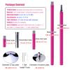 NUNETH Silicone Dance Pole with Pole Crash Mat, 7.5-10ft Pro Pink Stripping Pole for Training Exercise, Portable Dancing Pole with Removable Extension Tube (Color : Height 2.3-2.75 m(7.5 ft-9 ft)) view 2
