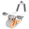 2026 New Ab Roller Wheel with Timer & Knee Mat,Automatic Rebound Abdominal Wheel with Elbow Support Ab Workout Equipment for Strengthening Core Muscles Abs Exercise Roller for Women Men (Orange) view 1