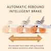 2026 New Ab Roller Wheel with Timer & Knee Mat,Automatic Rebound Abdominal Wheel with Elbow Support Ab Workout Equipment for Strengthening Core Muscles Abs Exercise Roller for Women Men (Orange) view 2
