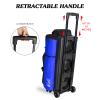 WOLT 3 Ball Bowling Bags with Wheels,Retractable Handle Extends to 38 view 3