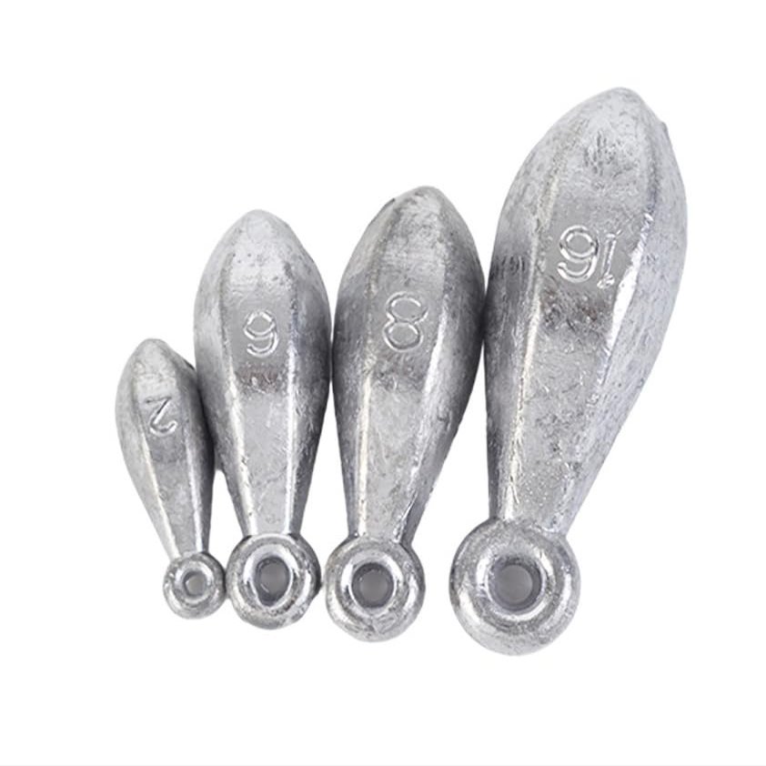 KTGCOZS pakc of 1/2/5/10 Heavy Sinkers Weights Sinkers for Bottom Surf Fishing Tackle (12oz 340g 1pcs)
