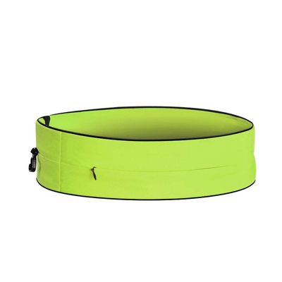 Running Belt for Women & Men, Runners Fanny Pack.Pockets with Zippers.hidden money belt for travel. Slim Thin Elastic Waistband.Marathon Jogger Sport Workout Fitness Exercise Gym Phone Holder Belt.