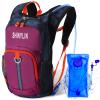 Shinylin Kids Hydration Backpack with 1.5L Water Bladder Hiking Backpack Lightweight for Boys or Girls Children Biking Climbing Running Cycling(Classic,Purple) view 1