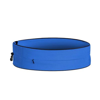 Running Belt for Women & Men, Runners Fanny Pack.Pockets with Zippers.hidden money belt for travel. Slim Thin Elastic Waistband.Marathon Jogger Sport Workout Fitness Exercise Gym Phone Holder Belt.