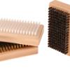  3Pcs Snowboard Wax Brush Kit Ski Wax Brushes Horsehair Brush Maintenance Skiing Board Brush Ski Waxing Brush for Ski Outdoor view 2