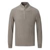 SWJGLITTR Men's Quarter Zip Sweater Male Slim FitMock Neck Knitted Pullover Men Casual Soft Polo Sweaters (XX-Large,Khaki) view 1