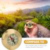 Brass Compass Pocket Navigation Compass for Camping Hiking Outdoor Adventures Accurate Geology Elegant Design view 2