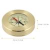 Brass Compass Pocket Navigation Compass for Camping Hiking Outdoor Adventures Accurate Geology Elegant Design view 3