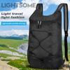 levayhill 16L Lightweight Foldable Hiking-Backpack Small Packable-Daypack For Travel,Ultralight Water-Resistant Gym Bag Men Women Easy Carry-on (Black) view 3