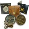 True North Compass  Go Confidently in The Direction of Your Dreams  Embossed Brass Compass  Graduation, Confirmation, Birthday, Motivational Gift for Him, Her, Students, Boys, Girls, High School view 1
