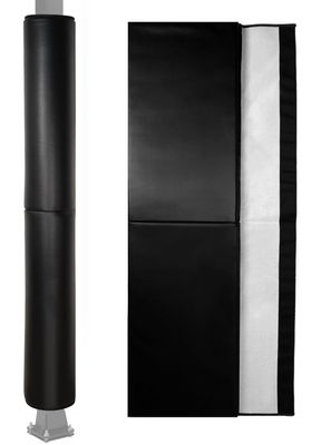 6 Feet Tall Round and Square Pole Pad, Wrap Around Pole & Post Padding, 2" Thick Heavy Duty Safety Pole Pads, Fits 2.5"- 6.5" Diameter Basketball Pole, Basement Pole, Playground Pole, Garage Pole etc.