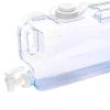 Water Containers Water Jug with Faucet No Leakage with Lid and Handle, Water Storage Carrier Water Tank for Emergency, Hiking, 4L view 2
