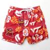 Wes and Willy NCAA Mens Floral Swim Trunks, Virginia Tech Hokies, Wine, XL view 1