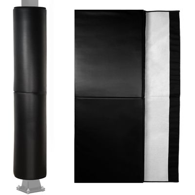 6 Feet Tall Round and Square Pole Pad, Wrap Around Pole & Post Padding, 2" Thick Heavy Duty Safety Pole Pads, Fits 2.5"- 6.5" Diameter Basketball Pole, Basement Pole, Playground Pole, Garage Pole etc.