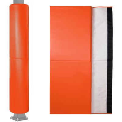6 Feet Tall Round and Square Pole Pad, Wrap Around Pole & Post Padding, 2" Thick Heavy Duty Safety Pole Pads, Fits 2.5"- 6.5" Diameter Basketball Pole, Basement Pole, Playground Pole, Garage Pole etc.