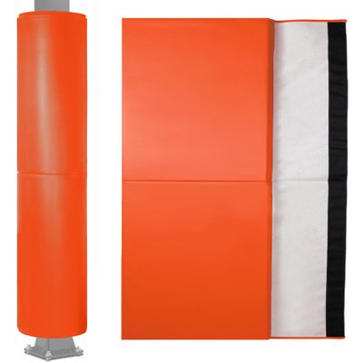 6 Feet Tall Round and Square Pole Pad, Wrap Around Pole & Post Padding, 2" Thick Heavy Duty Safety Pole Pads, Fits 2.5"- 6.5" Diameter Basketball Pole, Basement Pole, Playground Pole, Garage Pole etc.