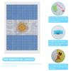 Argentina Paisley Flag Diamond Art Painting Kits Full Square Drill DIY Picture Art Crafts for Home Wall Decor 8"x12" view 3
