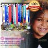 Race Medal Holder Wall Hanger,Marathon Medal Display and Runner Medal Hanger Display,Running Medal Display, Running Medal Hanger Display,Medal Holder for Wall, Sports Medal Hanger Display Gifts view 3