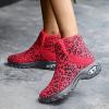HINDOLA Winter Snow Boots for Women Faux Fur Waterproof Cold-Resistant Warm Boots Walking Hiking Booties Ladies Cozy Short Boots Outdoor view 3