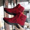 HINDOLA Winter Snow Boots for Women Faux Fur Waterproof Cold-Resistant Warm Boots Walking Hiking Booties Ladies Cozy Short Boots Outdoor view 4