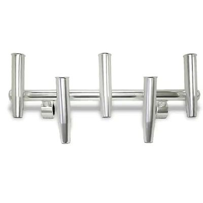 Make A Wake Marine 5 Rod Holder Rocket Launcher T-Top Fishing Boat (Anodized Aluminum)